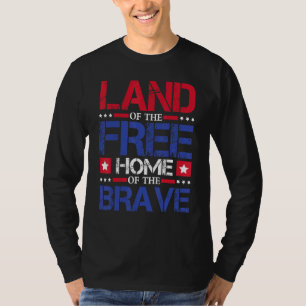 land van het vrije huis van de dijk , 4 juli t-shirt