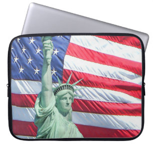 Land van het vrije patriotticum laptop sleeve