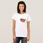 Land van het Vrije Shirt | Patriottisch USA Bow T- (Voorkant volledig)