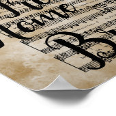 Land van het vrije stervormige Poster van de banne (Hoek)