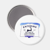 Land van Kaap Coddahs Magneet (Voorkant / Achterkant)