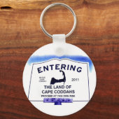 Land van Kaap Coddahs Sleutelhanger (Voorkant)