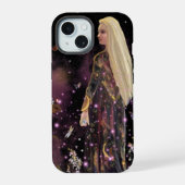 Land van Magic Crystals iPhone 15 Case (Achterkant)