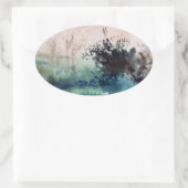 LAND VAN MAREMMA TUSCANY LANDCSAPE OVALE STICKER (Tas)