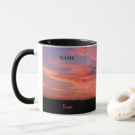 Land van Mok van levende skies koffie