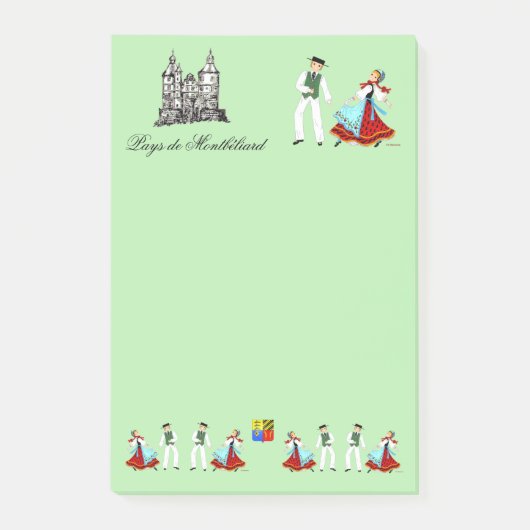 Land van Montbéliard, Frankrijk Post-it® Notes (Voorkant)