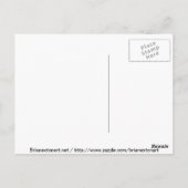 Land van psychedelische verlichting briefkaart (Achterkant)