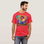 Land van psychedelische verlichting t-shirt (Voorkant volledig)