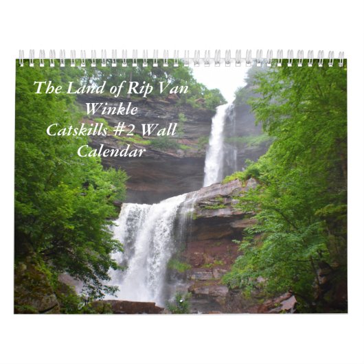 Land van Rip Van Winkle, Catskills #2 Wall Calenda Kalender (Hoes)