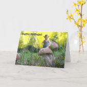 Land van Shroom - Gelukkige Verjaardag! Kaart (Gele Bloem)