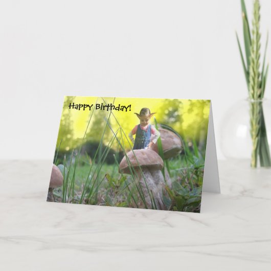 Land van Shroom - Gelukkige Verjaardag! Kaart (Voorkant)