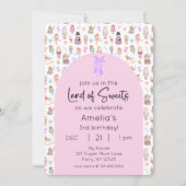 Land van snoepjes Notenkraker Verjaardagsfoto Kaart (Voorkant)