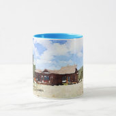 Land van verblijf Levende Waterverf Mok (Midden)