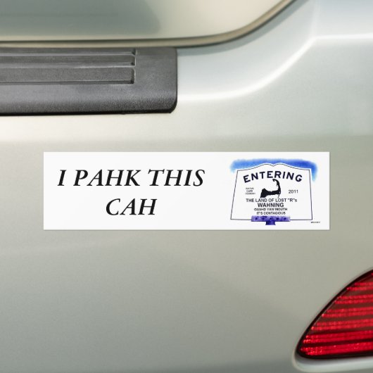 Land van verlies "R" Bumpersticker (Op auto)