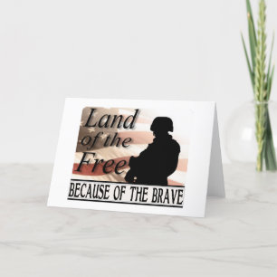 Land van Vrij wegens Moedig Kaart