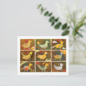 Land van Whimsical Birds Briefkaart (Staand voorkant)