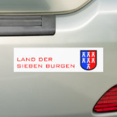 Land van zeven schatten bumpersticker (Op auto)