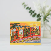 Land van Zonneschijn Groet Briefkaart (Staand voorkant)