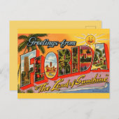 Land van Zonneschijn Groet Briefkaart (Voorkant / Achterkant)