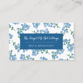 land vergeet-me-niet patroon visitekaartje (Voorkant)