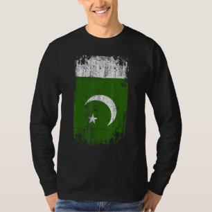 Land Vlag Souvenir Grunge Vlag Pakistan T-shirt