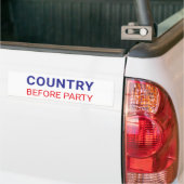 Land Voor Partij Politiek Bumpersticker (Op Truck)
