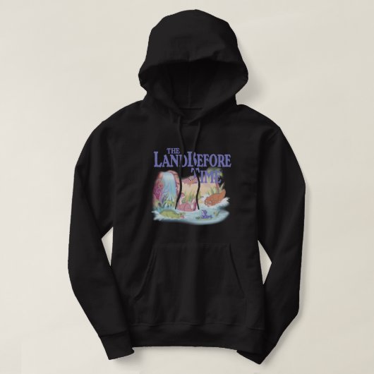 Land voor tijd pasta Dinosaur Friends Splashing Hoodie (Design voorkant)