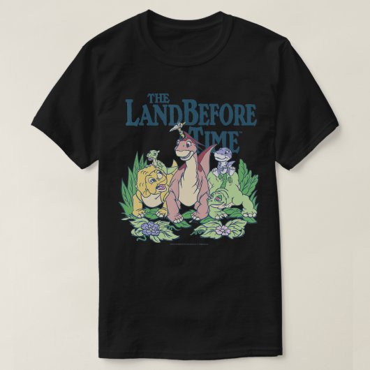 Land voor tijd pasta Dinosaur Friends T-shirt (Design voorkant)