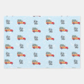 Land  Vrachtwagen, Barn, Deer & Buffalo Plays Inpakpapier Vel (Voorkant 3)