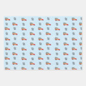 Land Vrachtwagen, Barn, Deer & Buffalo Plays Inpakpapier Vel (Voorkant 3)