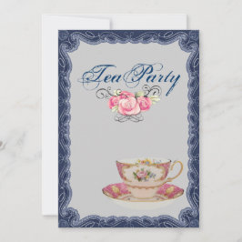  Land Vrijgezellenfeest Tea Party Uitnodiging
