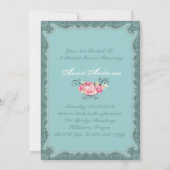  Land Vrijgezellenfeest Tea Party Uitnodiging (Achterkant)