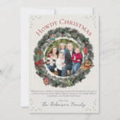 Land Vrolijk Kerstfeest Familie Kerstmis Feestdagenkaart (Voorkant)