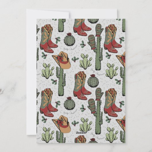 Land Vrolijk Kerstfeest Familie Kerstmis Feestdagenkaart (Achterkant)