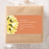 Land waar bodemzonnebloem voorkomt etiket (Insitu)