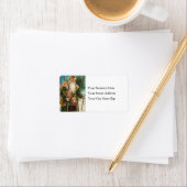 Land waar de kerstman  is etiket (Insitu)