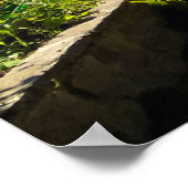 Land waar het dak is gebrand poster (Hoek)