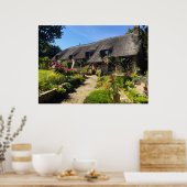 Land waar het dak is gebrand poster (Keuken)