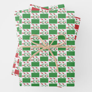 Land waar het vliegtuig loopt © Holiday ThMED Inpakpapier Vel