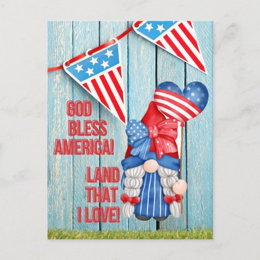 Land waar ik van hou briefkaart (Voorkant)