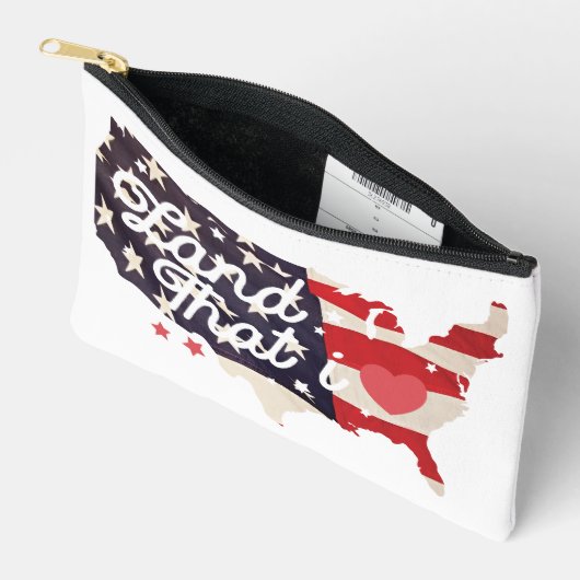 Land waar ik van hou: Independence Day Cosmetische Etui (Open)