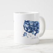 Land waar ik van hou - Verenigde Staten Map Grote Koffiekop (Voorkant rechts)