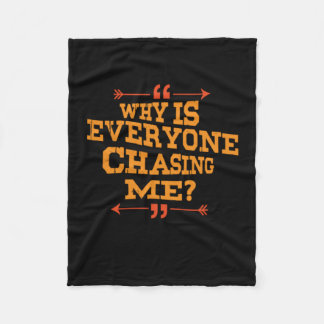 Land waarom iedereen me achtervolgt fleece deken