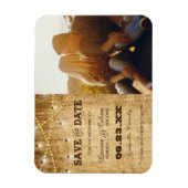 Land Weddenschap Opslaan Datum met foto Magneet (Verticaal)