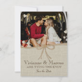 Land Weddenschap Save the Date (Voorkant)