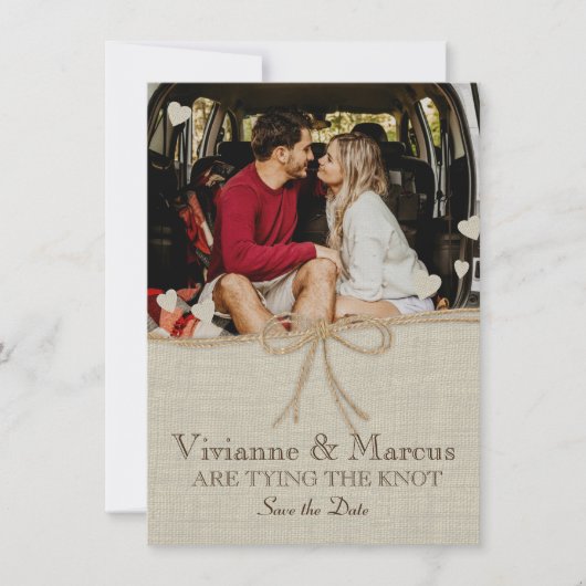 Land Weddenschap Save the Date (Voorkant)