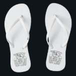 Land Weddenschap Trekker Flip Flop Footwear<br><div class="desc">Een paar trekkerlanden boerderij met de naam bruiloft leuke teenslippers.</div>