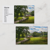 Land - weiden visitekaartje (Voorkant / Achterkant)