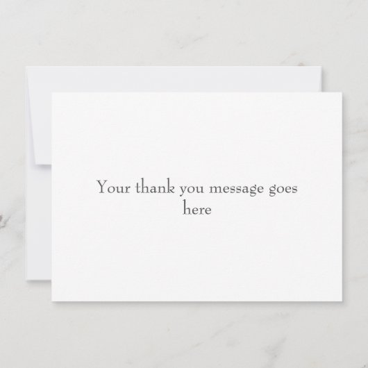 Land Weilanden Groene Gebieden Dank U Bedankkaart (Achterkant)