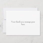 Land Weilanden Groene omgeving Dank u wel Bedankkaart (Achterkant)